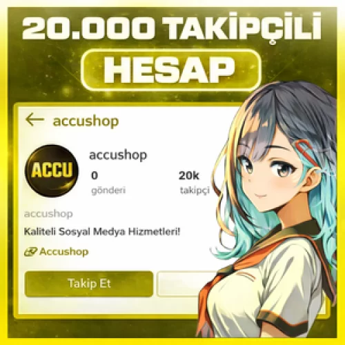 ⭐AYNI GÜN TESLİM⭐ İNSTAGRAM 20.000 TAKİPÇİLİ KIZ HESABI
